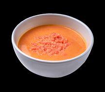 Сырный суп с лососем 