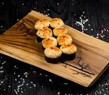 Запеченный ролл с курицей
