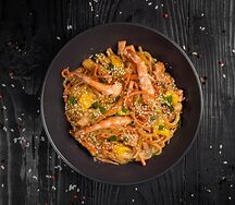 Стеклянная лапша с морепродуктами