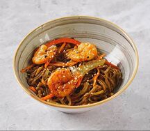 Соба Wok с креветками