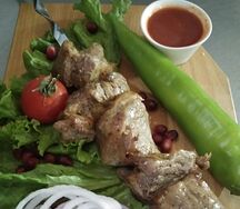 Шашлык из cвинoй шейки