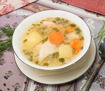 Уха из семги