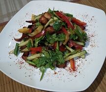 Теплый салат Сарко