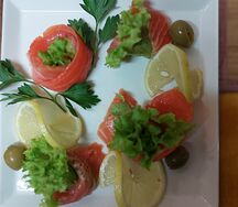 Сёмга нарезка