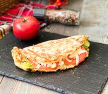 Картофельный драник с цыпленком 