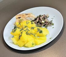 Сельдь с картофелем
