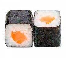 Маки с копченым лососем