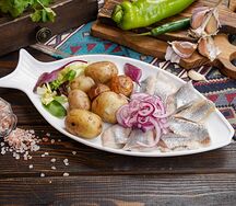 Селедка по-гусарски