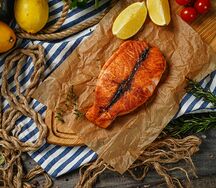 Шашлык из семги