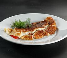 Бризоль с ветчиной и сыром