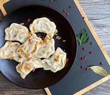 Вареники с картофелем и грибами