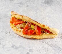 Панини с лососем и кремом чиз