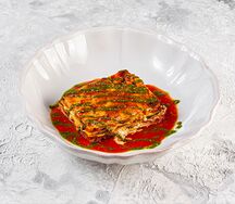 Лазанья с ветчиной и грибами