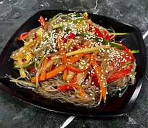 Фунчоза с овощами