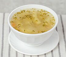 Рассольник с курицей