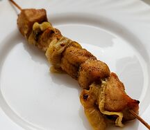 Шашлычек на шпажке из свинины