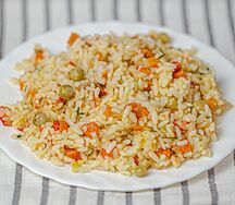 Рис овощами