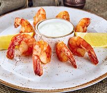 Креветки жареные