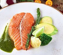 Семга на пару