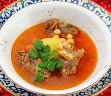 Суп из баранины (Бозбаш)