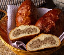 Пирог печеный с мясом