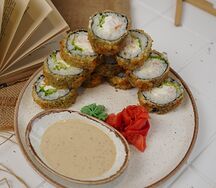 Цезарь-ролл с курицей
