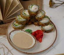 Цезарь ролл с креветкой