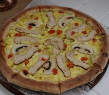 Курица с грибами