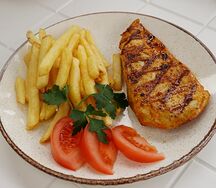 Стейк из куриной грудки