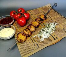 Картофель на углях