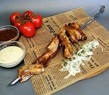 Шашлык из бараньих ребер