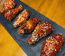 Крылья под горчичным соусом BBQ S