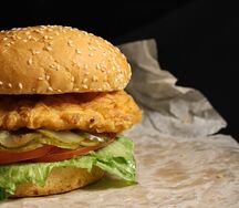 Куриный гамбургер халяль