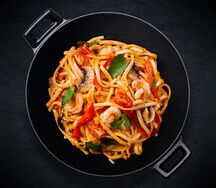 Wok Том Ям с креветкой L