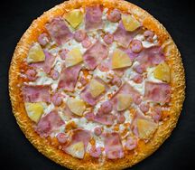 Пицца Гавайская (толстое с сыром)