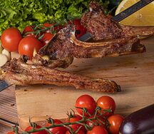 Шашлык из бараньей корейки