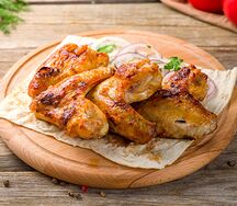 Шашлык из куриных крыльев