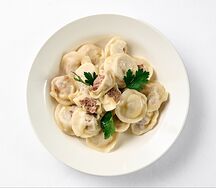 Пельмени с бараниной и кинзой