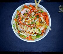 Wok с креветкой