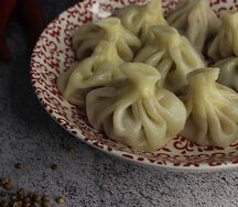 Детские хинкали с курицей