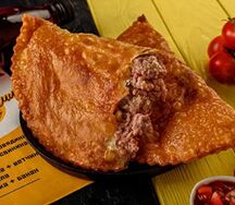 Чебурек с говядиной и свининой