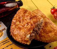Чебурек с мраморной говядиной