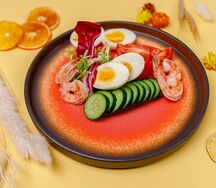 Фреш завтрак с креветками