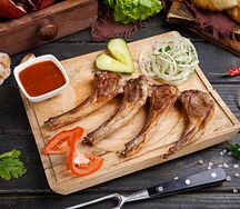 Шашлык из бараньей корейки