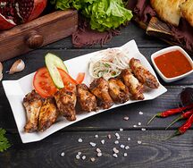 Шашлык из куриных крыльев