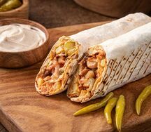 Донер в лаваше куриный