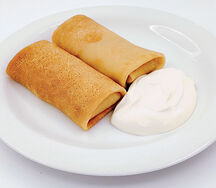 Блины с мясом