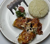 Запеченная курица с сыром