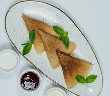 Блины с джемом