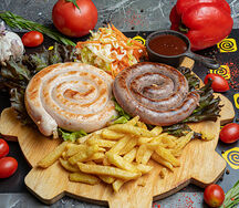 Сет с колбасками гриль